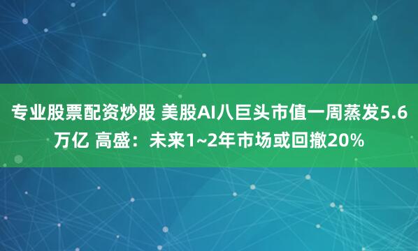 专业股票配资炒股 美股AI八巨头市值一周蒸发5.6万亿 高盛：未来1~2年市场或回撤20%
